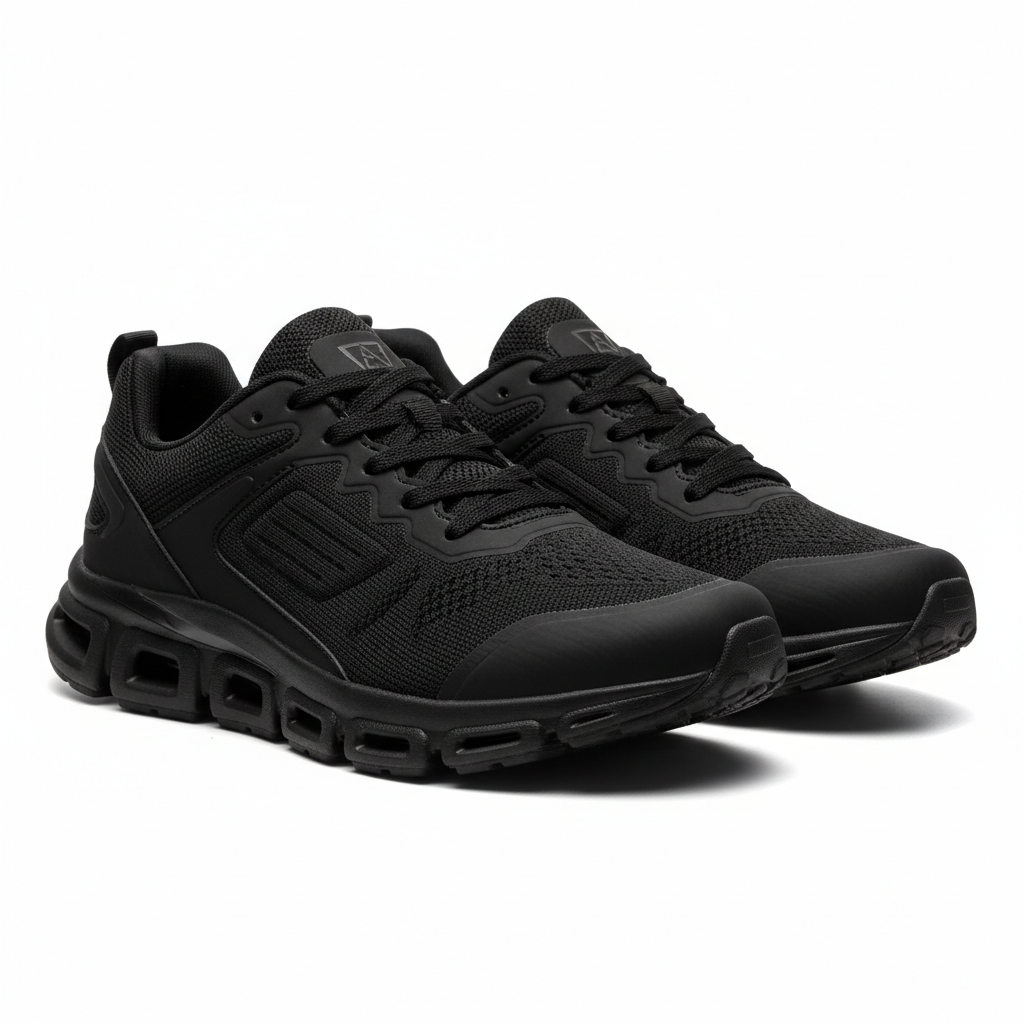 Men's Sports Shoes black athletic footwear